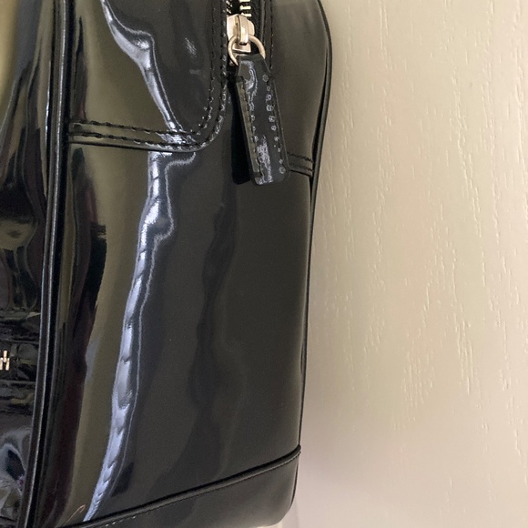 Calvin Klein Black Patent Leather Double Handle Handbag/EUC!/REDUCED PRICE! - Picture 8 of 14